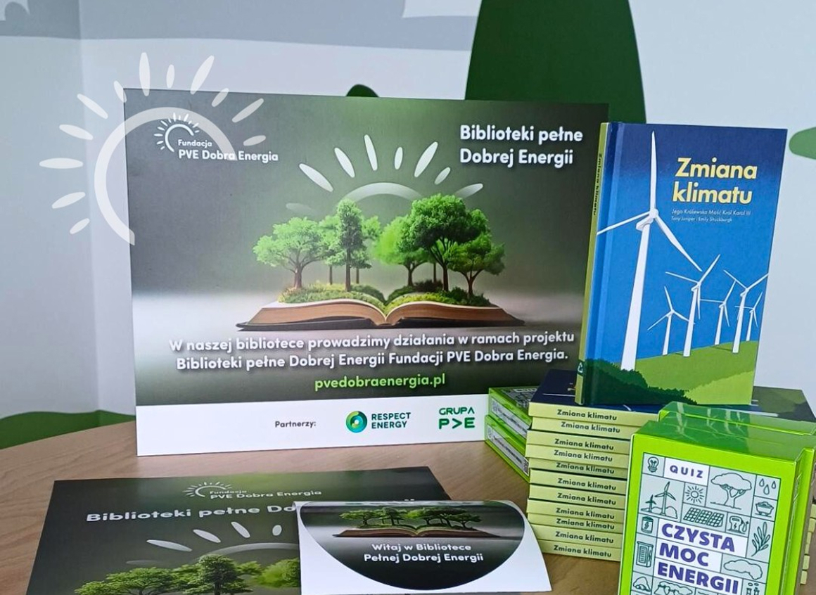 Biblioteki pełne  Dobrej Energii