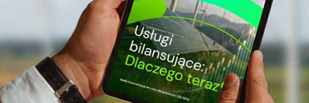 Raport: „Usługi bilansujące: Dlaczego teraz”