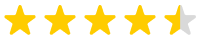 Image of 4.5 stars in opinion