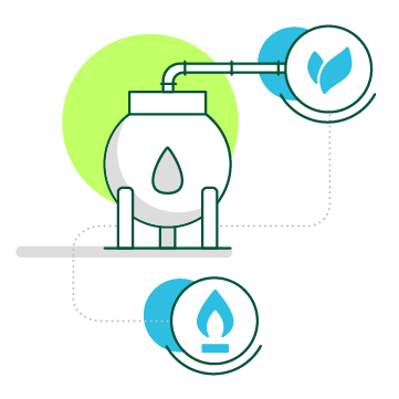 4.82% comes from biogas